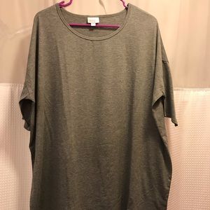 LuLaRoe grey Irma top